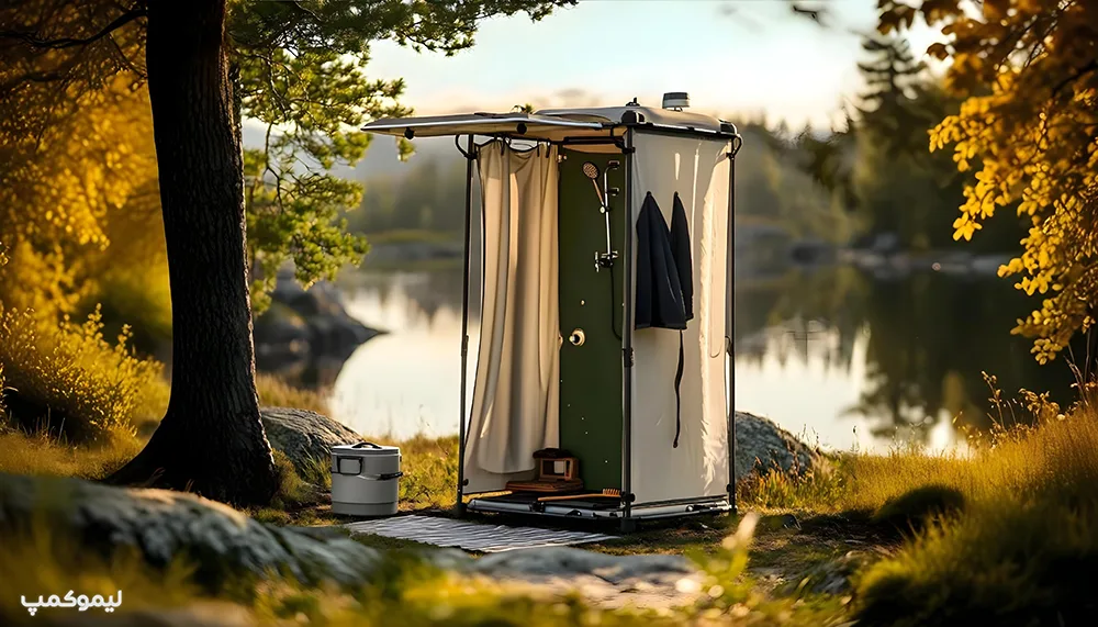 حمام و دستشویی در کمپینگ